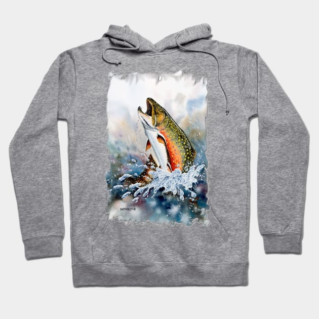 Brook Hoodie by Dave Bartholet Wildlife Art